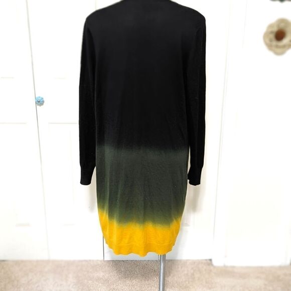 CHICO'S Rayon Spun Dip Dyed Open Front Cardigan/Duster - Picture 11 of 13
